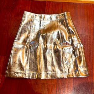 Silver TopShop miniskirt